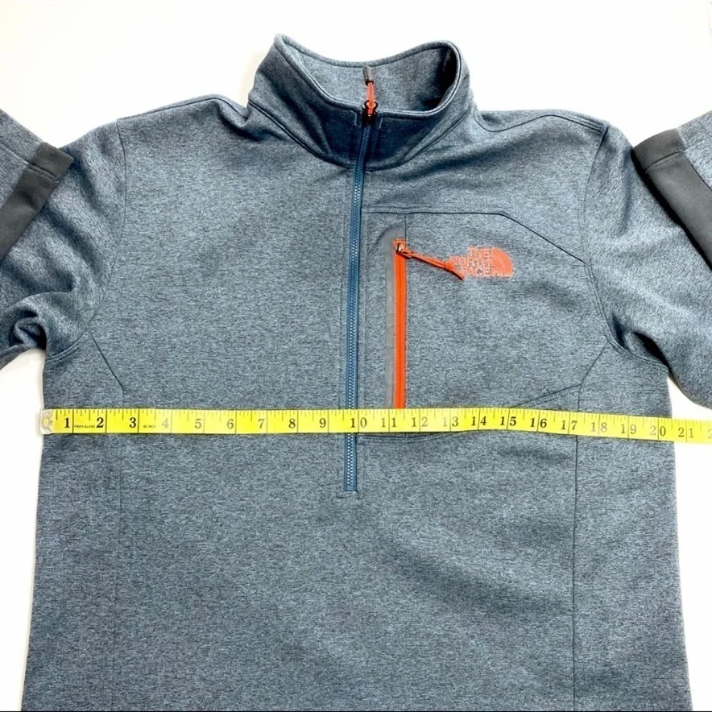 THE North Face Canyonlands 1/2 Zip Fleece Top in Blue Gray